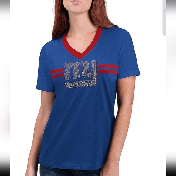 NFL Tops - NWT NFL New York Giants Rhinestone Logo T-shirt